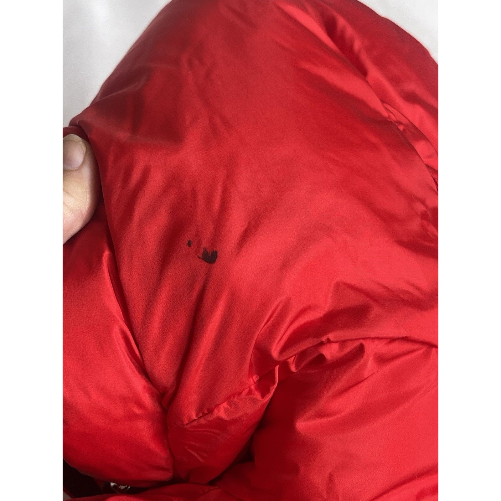 Shoreditch Ski Club Willow Oversized Puffer Jacket In Lipstick Red Sz S New — image 8 of 8